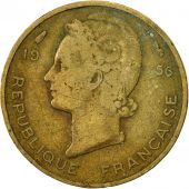 French West Africa, 5 Francs, 1956, Paris, VF(30-35), Aluminum-Bronze, KM:5