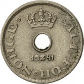 Norvge, Haakon VII, 10 re, 1941, TTB, Copper-nickel, KM:383