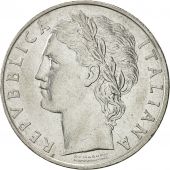 Italy, 100 Lire, 1975, Rome, AU(50-53), Stainless Steel, KM:96.1