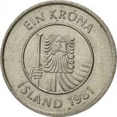Iceland, Krona, 1981, TTB, Copper-nickel, KM:27