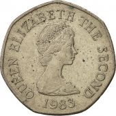 Jersey, Elizabeth II, 20 Pence, 1983, TTB, Copper-nickel, KM:66