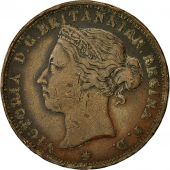 Jersey, Victoria, 1/12 Shilling, 1881, VF(20-25), Bronze, KM:8