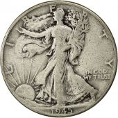 United States, Walking Liberty Half Dollar, Half Dollar, 1945, U.S. Mint