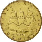 San Marino, 20 Lire, 1976, Rome, AU(55-58), Aluminum-Bronze, KM:55