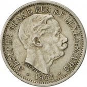 Coin, Luxembourg, Adolphe, 10 Centimes, 1901, EF(40-45), Copper-nickel, KM:25