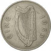 IRELAND REPUBLIC, 10 Pence, 1969, TTB, Copper-nickel, KM:23