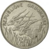 Gabon, 100 Francs, 1972, Paris, EF(40-45), Nickel, KM:12