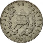 Guatemala, 25 Centavos, 1979, AU(50-53), Copper-nickel, KM:278.1