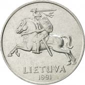 Lithuania, 5 Centai, 1991, TTB+, Aluminium, KM:87