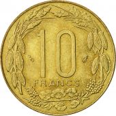 Central African States 2006-25 Francs Brass Coin Value above produce