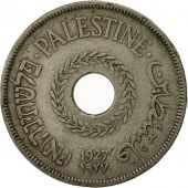 Palestine, 20 Mils, 1927, EF(40-45), Copper-nickel, KM:5