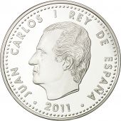 Spain, 10 Euro, 2011, MS(65-70), Silver, KM:1248