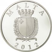 Malte, 10 Euro, 2012, FDC, Argent
