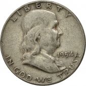 tats-Unis, Franklin Half Dollar, Half Dollar, 1954, U.S. Mint, Denver, TTB