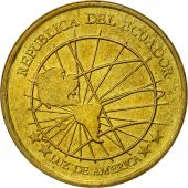 Ecuador, Centavo, Un, 2000, EF(40-45), Brass, KM:104