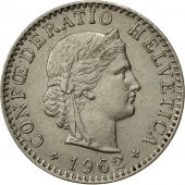 Switzerland, 20 Rappen, 1962, Bern, AU(50-53), Copper-nickel, KM:29a