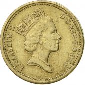 Great Britain, Elizabeth II, Pound, 1993, EF(40-45), Nickel-brass, KM:964