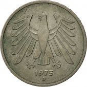 Rpublique fdrale allemande, 5 Mark, 1975, Munich, TTB, Copper-Nickel Clad