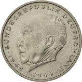 GERMANY - FEDERAL REPUBLIC, 2 Mark, 1969, Munich, EF(40-45), Copper-Nickel Clad