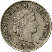 Suisse, 5 Rappen, 1944, Bern, TTB, Copper-nickel, KM:26
