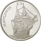 Liberia, 10 Dollars, 1999, SPL, Argent, KM:468