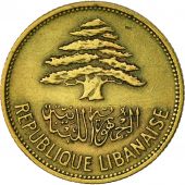 Lebanon, 25 Piastres, 1961, Utrecht, EF(40-45), Aluminum-Bronze, KM:16.2