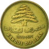 Lebanon, 25 Piastres, 1972, EF(40-45), Nickel-brass, KM:27.1