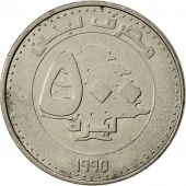 Lebanon, 500 Livres, 1995, EF(40-45), Nickel plated steel, KM:39