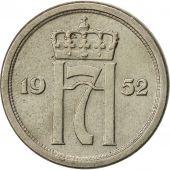 Norvge, Haakon VII, 25 re, 1952, TTB+, Copper-nickel, KM:401