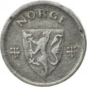 Norvge, Haakon VII, 10 re, 1942, TB+, Zinc, KM:389