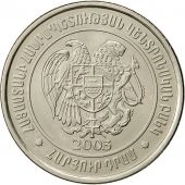 Armenia, 100 Dram, 2003, AU(55-58), Nickel plated steel, KM:95