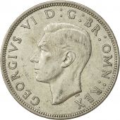 Grande-Bretagne, George VI, 1/2 Crown, 1943, TTB, Argent, KM:856