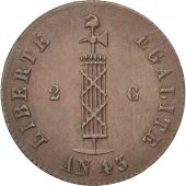 Hati, Rpublique, 2 Centimes 1846, KM 27.1