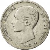monnaie, Espagne, Alfonso XII, Peseta, 1876, Madrid, TB, Argent, KM:672