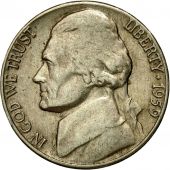 Coin, United States, Jefferson Nickel, 5 Cents, 1959, U.S. Mint, Denver