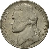 Monnaie, tats-Unis, Jefferson Nickel, 5 Cents, 1989, U.S. Mint, Philadelphie