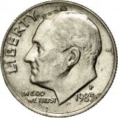 Monnaie, tats-Unis, Roosevelt Dime, Dime, 1983, U.S. Mint, Philadelphie, TTB