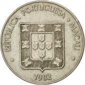 Monnaie, Macau, Pataca, 1982, Singapore Mint, TTB, Copper-nickel, KM:23.1