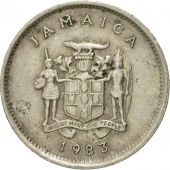 Monnaie, Jamaica, Elizabeth II, 5 Cents, 1983, Franklin Mint, TTB