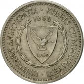 Coin, Cyprus, 25 Mils, 1968, EF(40-45), Copper-nickel, KM:40