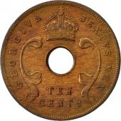 Monnaie, EAST AFRICA, George VI, 10 Cents, 1952, TTB, Bronze, KM:34