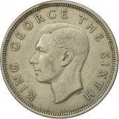 Monnaie, Nouvelle-Zlande, George VI, 1/2 Crown, 1950, TTB, Copper-nickel