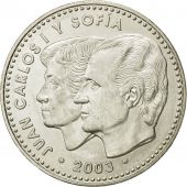 Espagne, 12 Euro, 2003, SPL, Argent, KM:1051