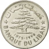Monnaie, Lebanon, Livre, 1975, TTB, Nickel, KM:30