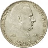 Monnaie, Tchcoslovaquie, 100 Korun, 1951, SPL, Argent, KM:33
