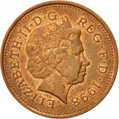 Monnaie, Grande-Bretagne, Elizabeth II, Penny, 1998, TTB+, Copper Plated Steel