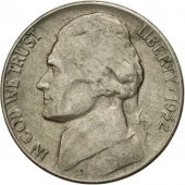 Monnaie, tats-Unis, Jefferson Nickel, 5 Cents, 1952, U.S. Mint, Philadelphie