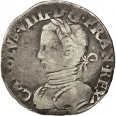 France, Charles IX, Demi-teston 2e type 1564, Sombart 4606