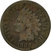 Monnaie, tats-Unis, Indian Head Cent, Cent, 1882, U.S. Mint, Philadelphie, TB