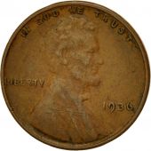 Monnaie, tats-Unis, Lincoln Cent, Cent, 1936, U.S. Mint, Philadelphie, TTB